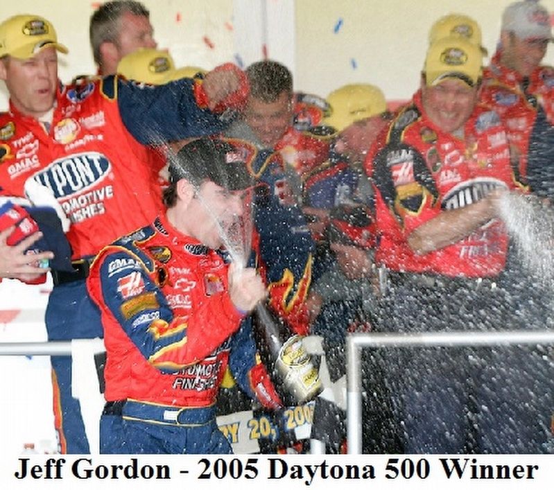 2005 Daytona 500 Walk of Fame Champion. Click for full size. 2005 Daytona 500 Walk of Fame Champion image. Click for full size.