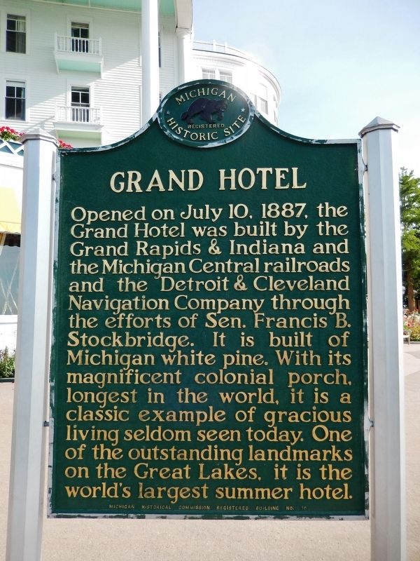 Grand Hotel Marker image. Click for full size.