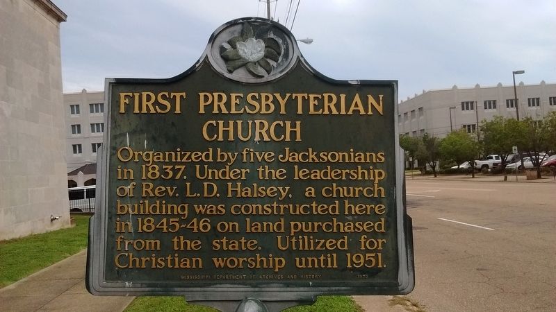 First Presbyterian Church Marker image. Click for full size.