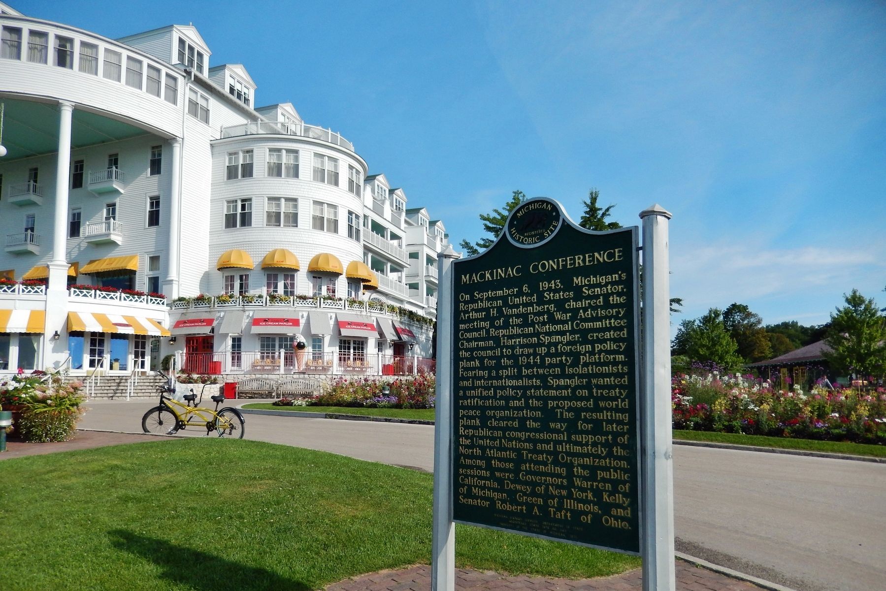 Mackinac Conference Marker image. Click for full size.