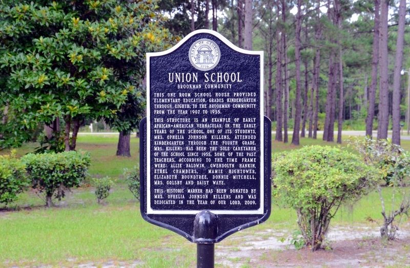Union School Marker. Click for full size. Union School Marker image. Click for full size.