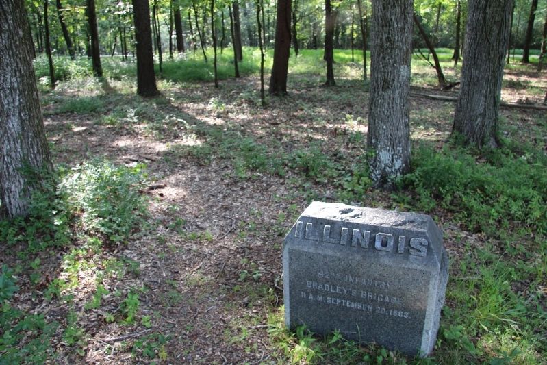 42nd Illinois Infantry Marker image. Click for full size.