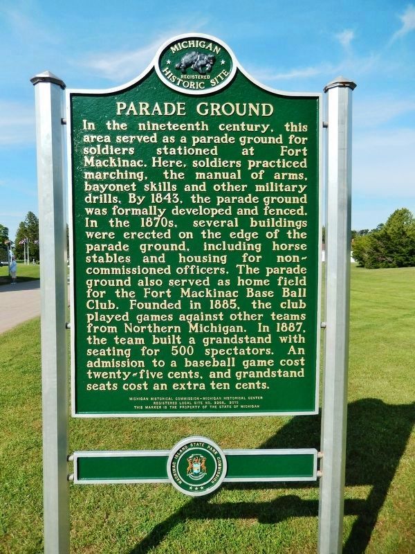 Parade Ground (<i>marker east side</i>) image. Click for full size.