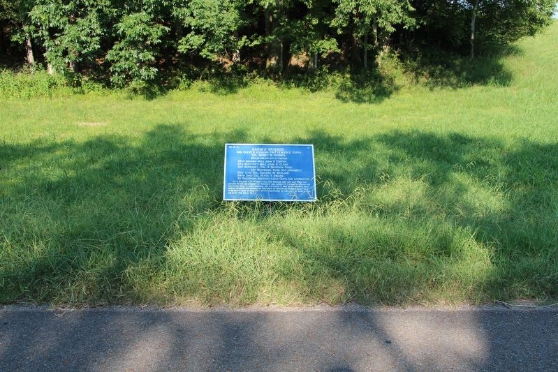 Barnes' Brigade Marker. Click for full size. Barnes' Brigade Marker image. Click for full size.