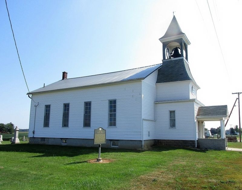 Historic Salem Church Marker image. Click for full size.