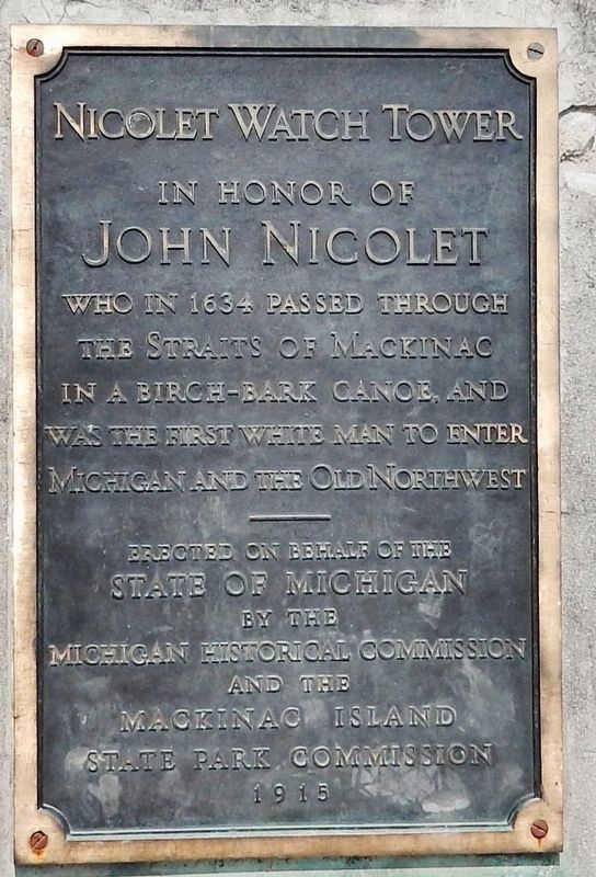 Nicolet Watch Tower Marker image. Click for full size.