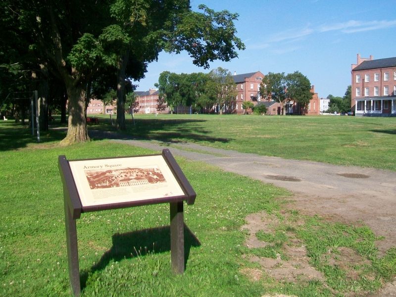 Armory Square and Marker. Click for full size. Armory Square and Marker image. Click for full size.