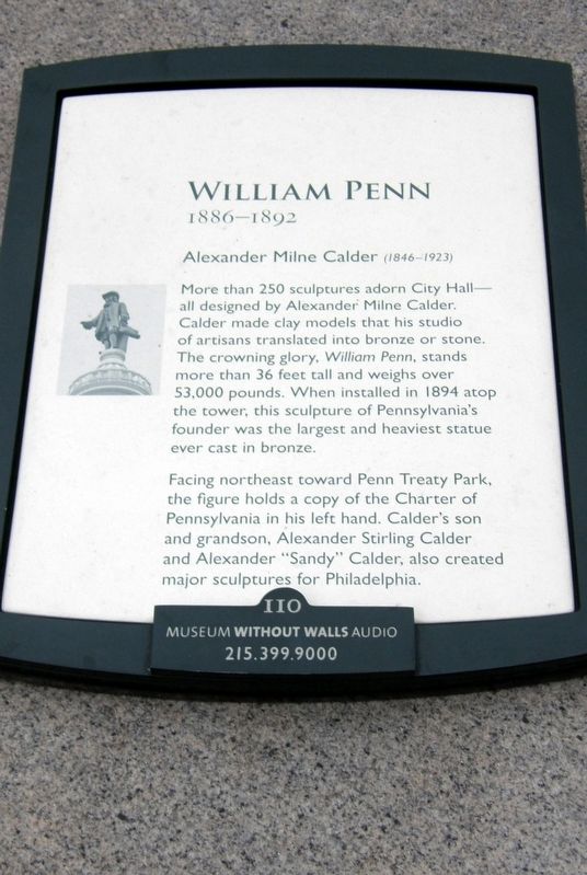 William Penn Marker image. Click for full size.