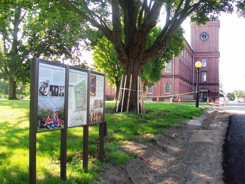 Innovation Continues at STCC and Historic Legacy, Shared Future Markers. Click for full size. Innovation Continues at STCC and Historic Legacy, Shared Future Markers image. Click for full size.