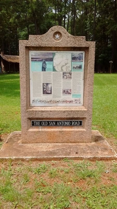 The Old San Antonio Road Marker. Click for full size. The Old San Antonio Road Marker image. Click for full size.