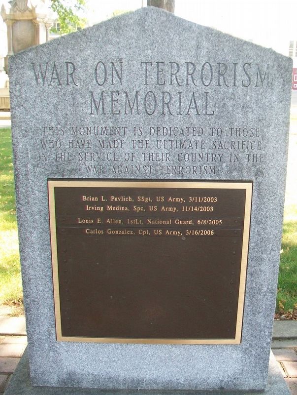 War on Terrorism Memorial image. Click for full size.