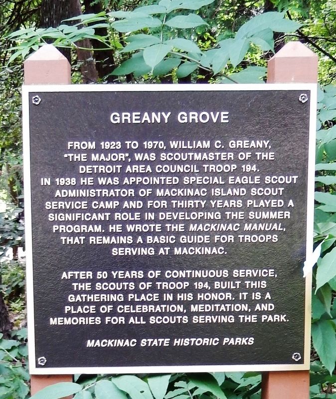 Greany Grove Marker image. Click for full size.
