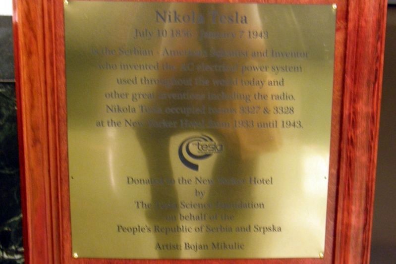 Nikola Tesla image. Click for full size.
