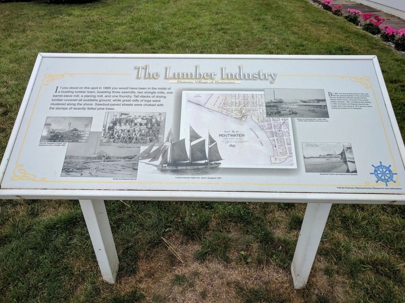 The Lumber Industry Marker. Click for full size. The Lumber Industry Marker image. Click for full size.
