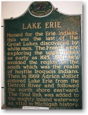 Lake Erie Marker image. Click for full size.