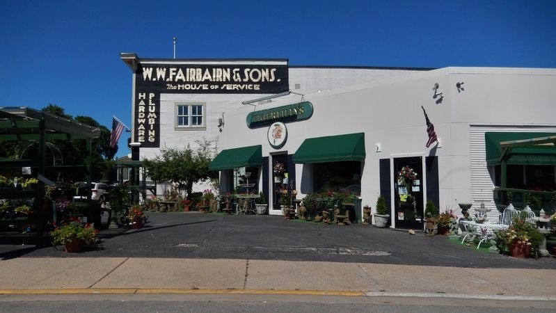 W. W. Fairbairn Hardware Store (<b><i>side view</b></i>) image. Click for full size.