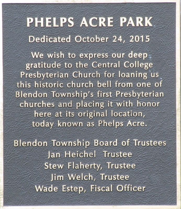 Phelps Acre Park Marker image. Click for full size.