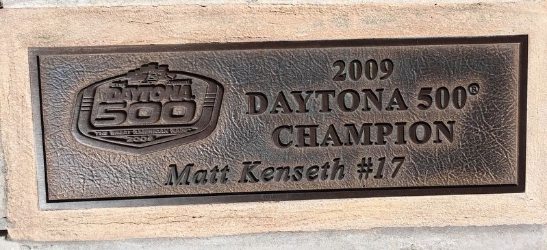 Daytona 500 2009 Winner Marker image. Click for full size.