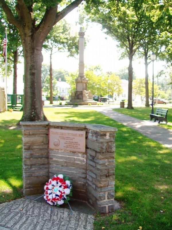 Orange Square Veterans Park Marker image. Click for full size.