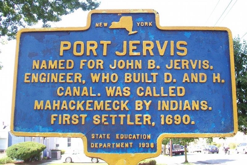 Port Jervis Marker image. Click for full size.