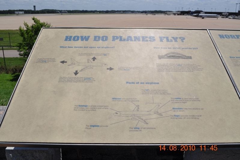 How do Planes Fly? Marker image. Click for full size.