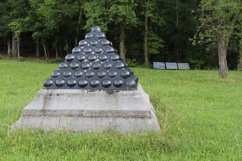 Thomas' Headquarters Shell Monument Marker image. Click for full size.