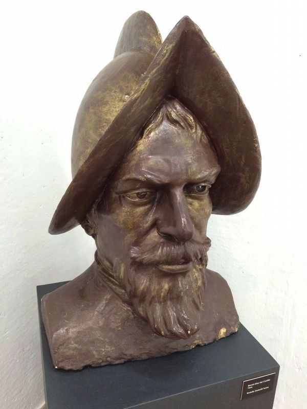 Bust of Bernal Diaz de Castillo image. Click for full size.