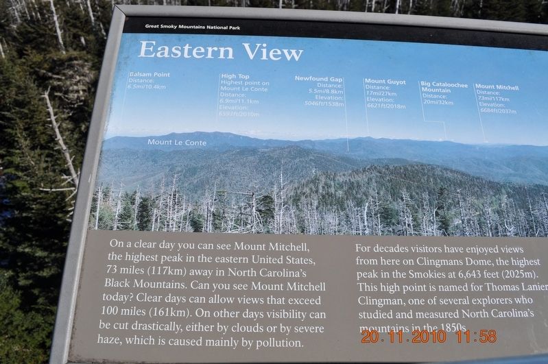 Eastern View Marker image. Click for full size.