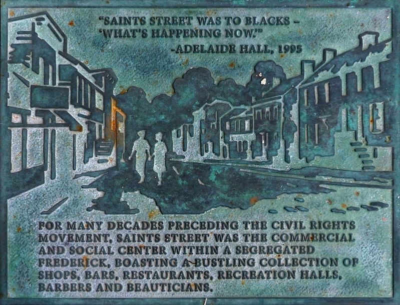 Saints Street Marker image. Click for full size.
