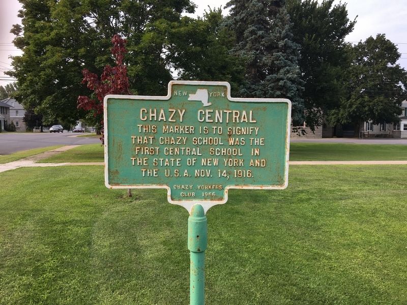 Chazy Central Marker image. Click for full size.