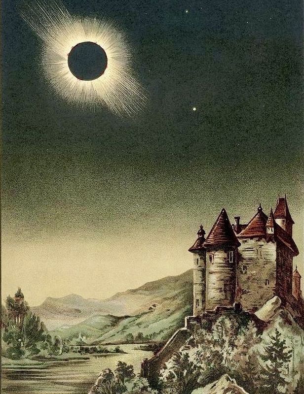 The Solar Eclipse of 1842 image. Click for full size.