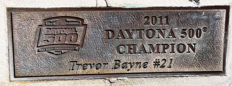 Daytona 500 2011 Winner Marker image. Click for full size.