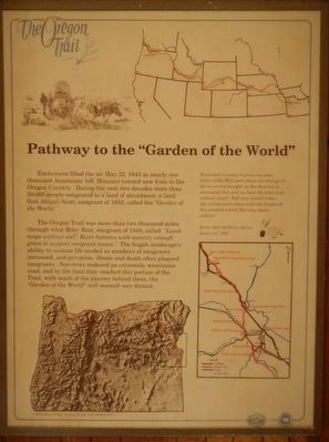 "Pathway to the "Garden of the World" Marker image. Click for full size.