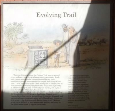 Evolving Trail Marker. Click for full size. Evolving Trail Marker image. Click for full size.