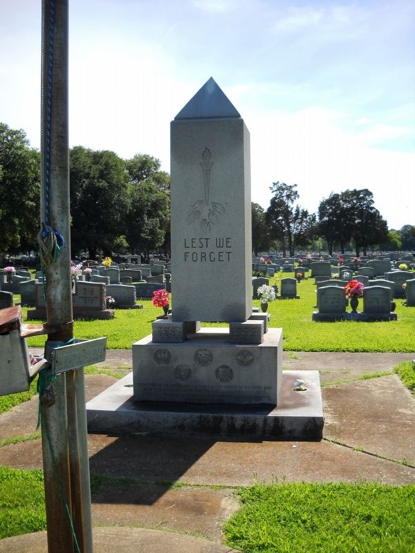 A rear view of the monument. image. Click for full size.