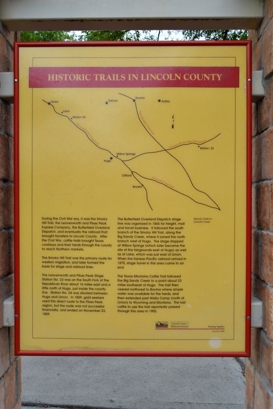 Welcome to Lincoln County Marker image. Click for full size.