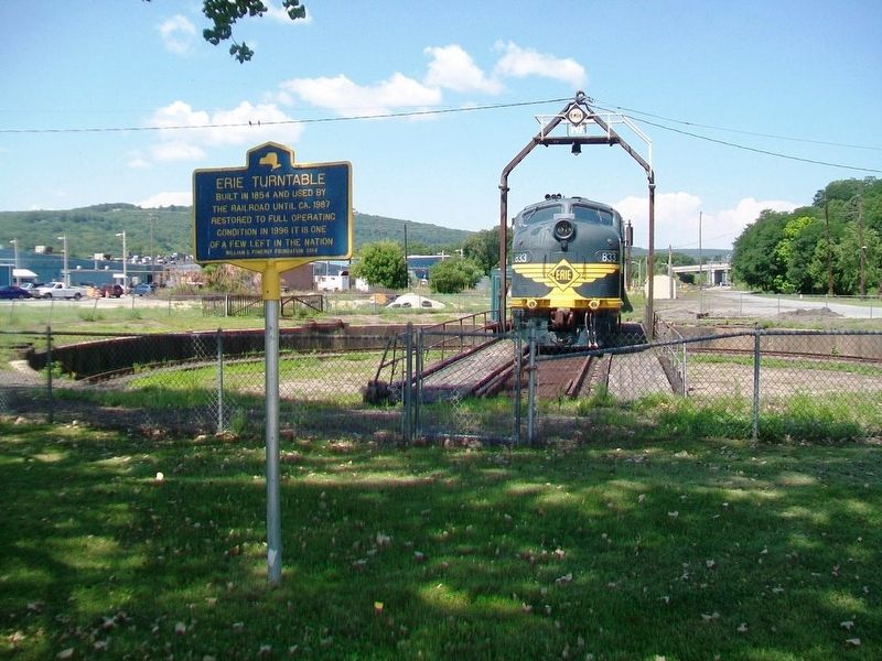 Erie Turntable and Marker image. Click for full size.