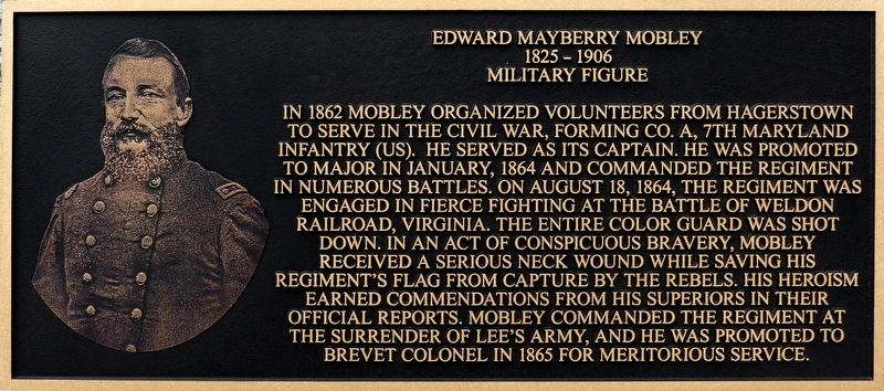 Edward Mayberry Mobley Marker image. Click for full size.