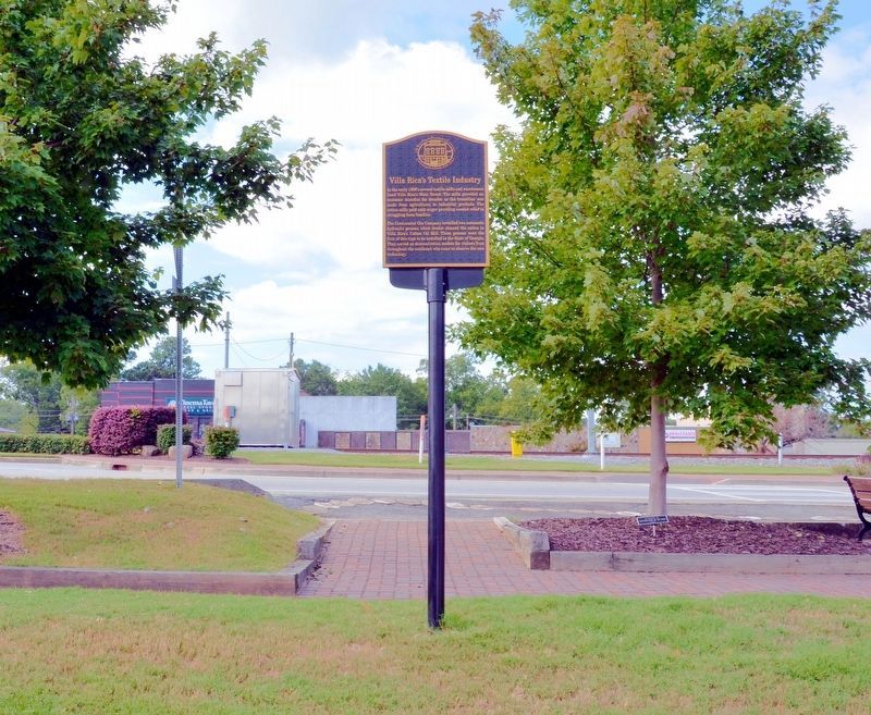 Villa Rica's Textile Industry Marker. Click for full size. Villa Rica's Textile Industry Marker image. Click for full size.