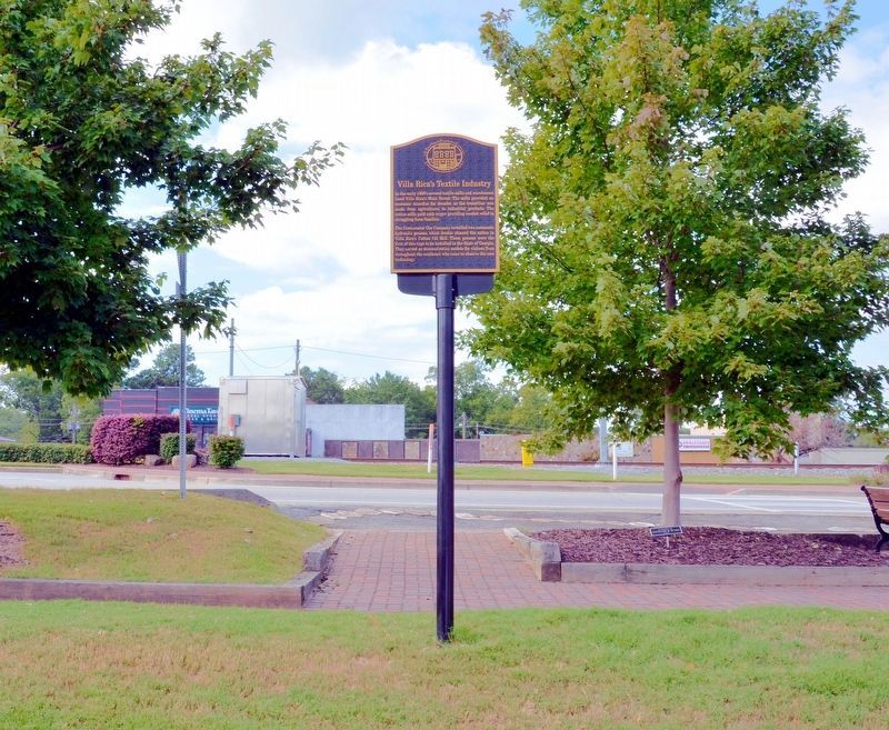 Villa Rica's Textile Industry Marker image. Click for full size.