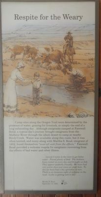 Respite for the Weary Marker. Click for full size. Respite for the Weary Marker image. Click for full size.