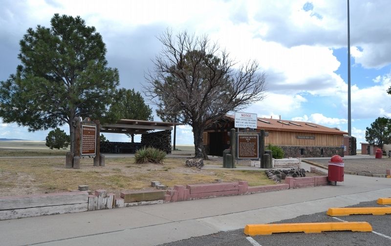 State Markers at Thaxton Southbound Rest Area image. Click for full size.