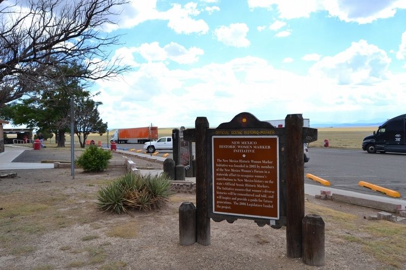 State Markers at Thaxton Southbound Rest Area image. Click for full size.