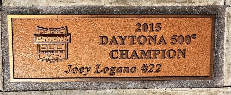 Daytona 500 2015 Winner Marker. Click for full size. Daytona 500 2015 Winner Marker image. Click for full size.
