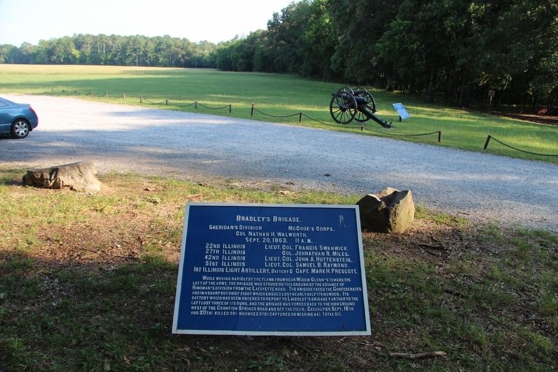 Bradley's Brigade Marker image. Click for full size.