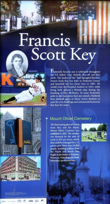 Francis Scott Key Marker image. Click for full size.