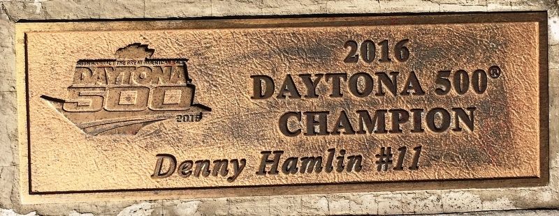Daytona 500 2016 Winner Marker image. Click for full size.