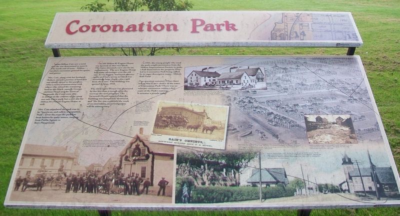 Coronation Park Marker. Click for full size. Coronation Park Marker image. Click for full size.