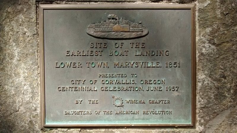 Site of the Earliest Boat Landing marker image. Click for full size.