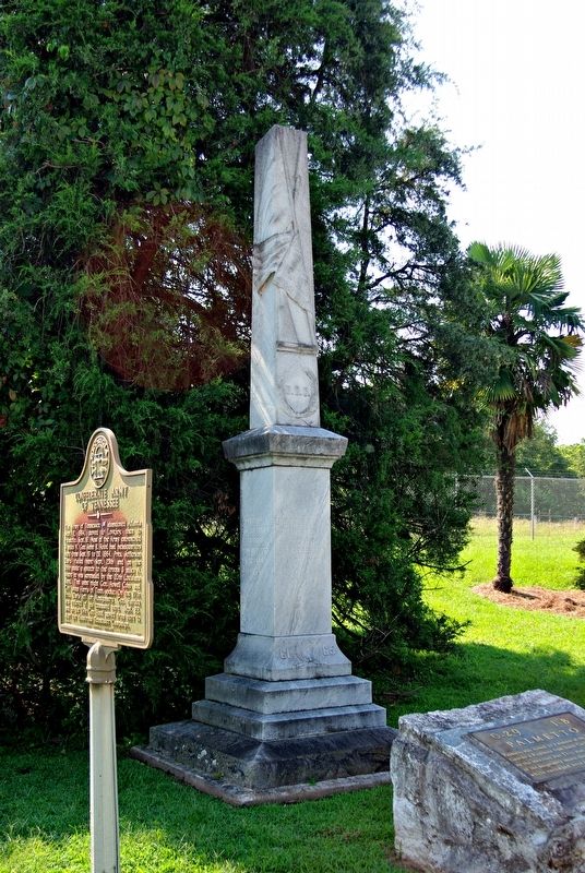Confederate Monument at its Original Location on Main Street. Click for full size. Confederate Monument at its Original Location on Main Street image. Click for full size.